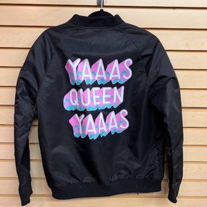 Collectors Item Black Broad City Bomber Jacket
